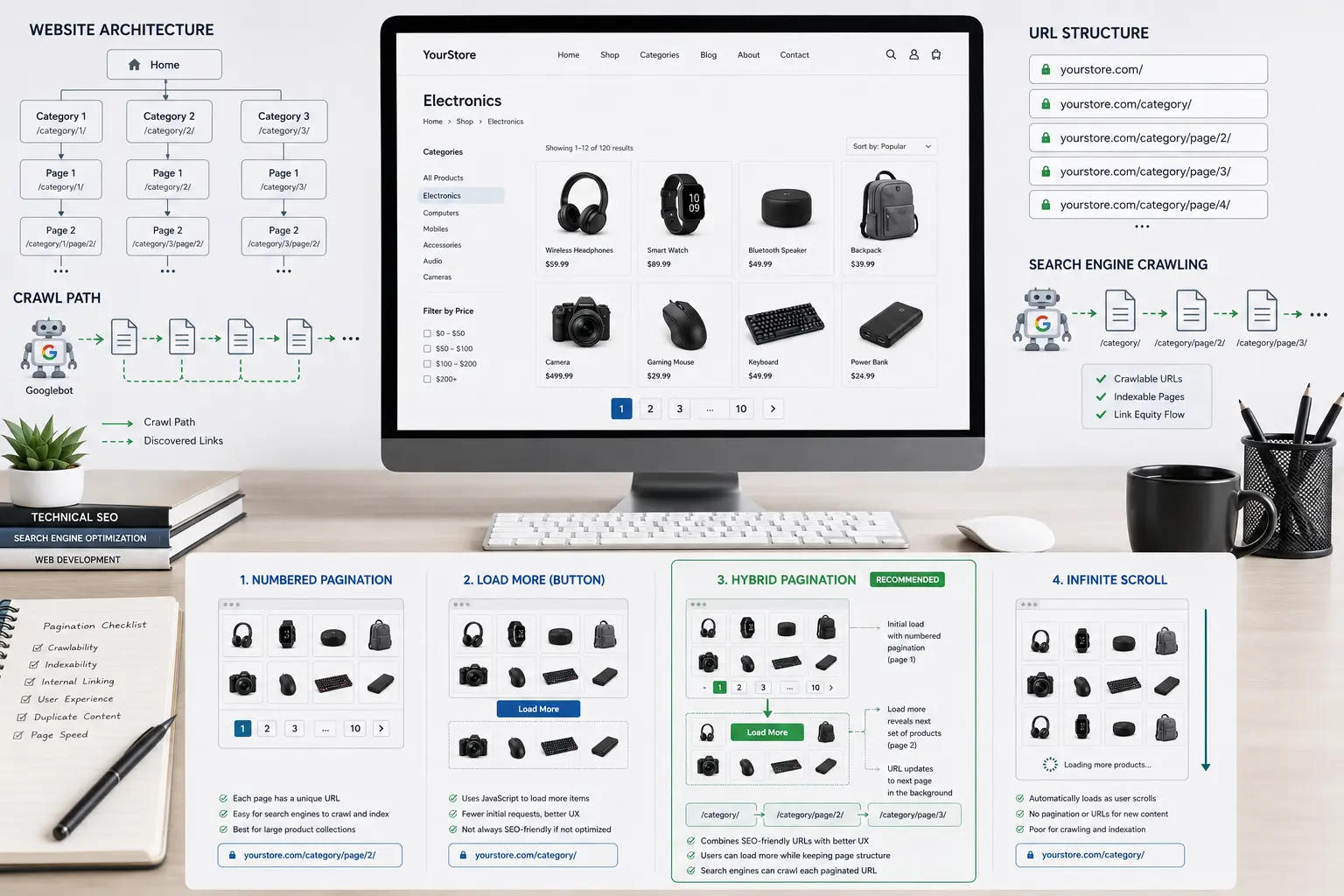 website pagination SEO